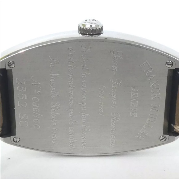 SOLD FRANCK MULLER Jean-Jacques Rousseau Watch - Picture 4 of 8